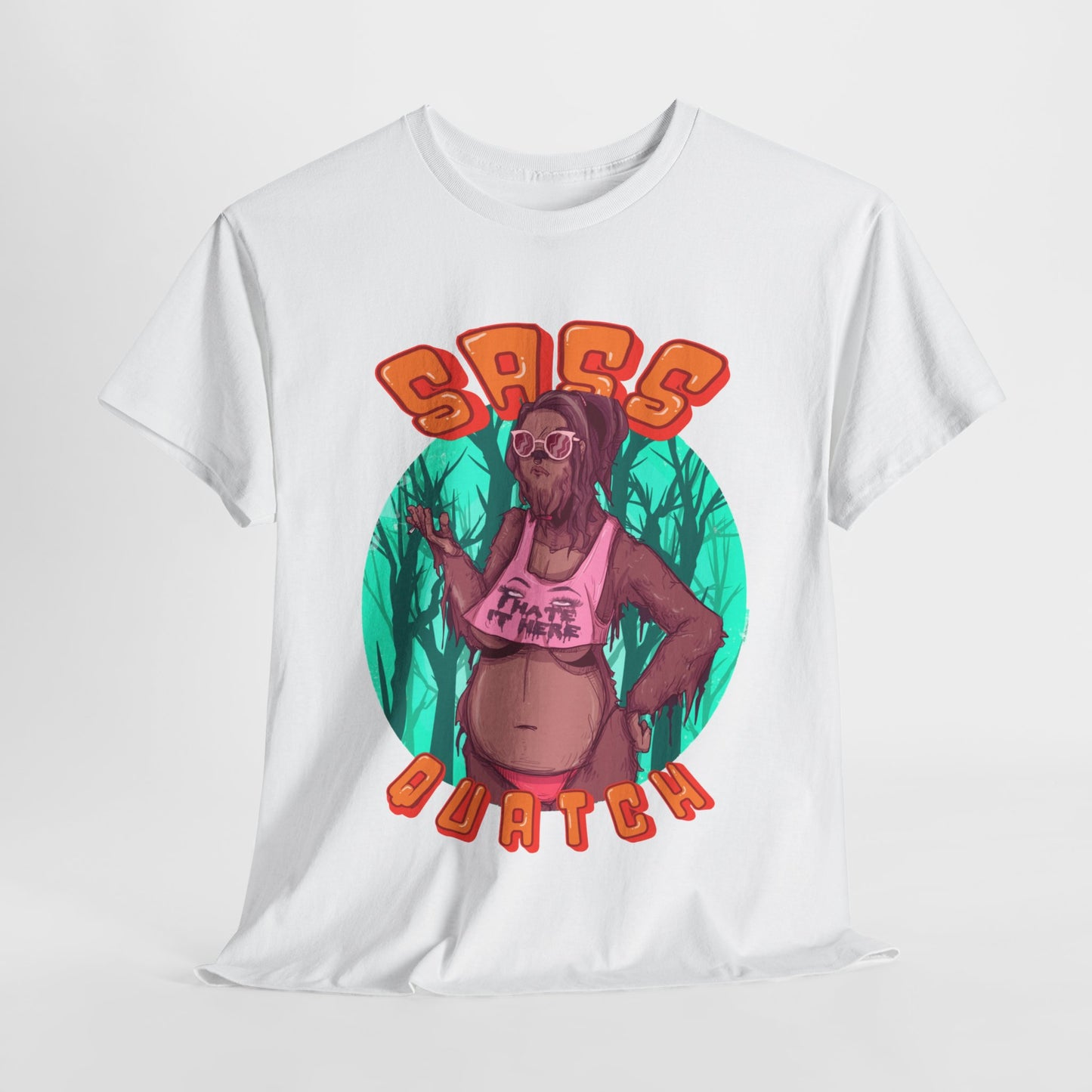Sass Quatch Unisex Heavy Cotton Tee