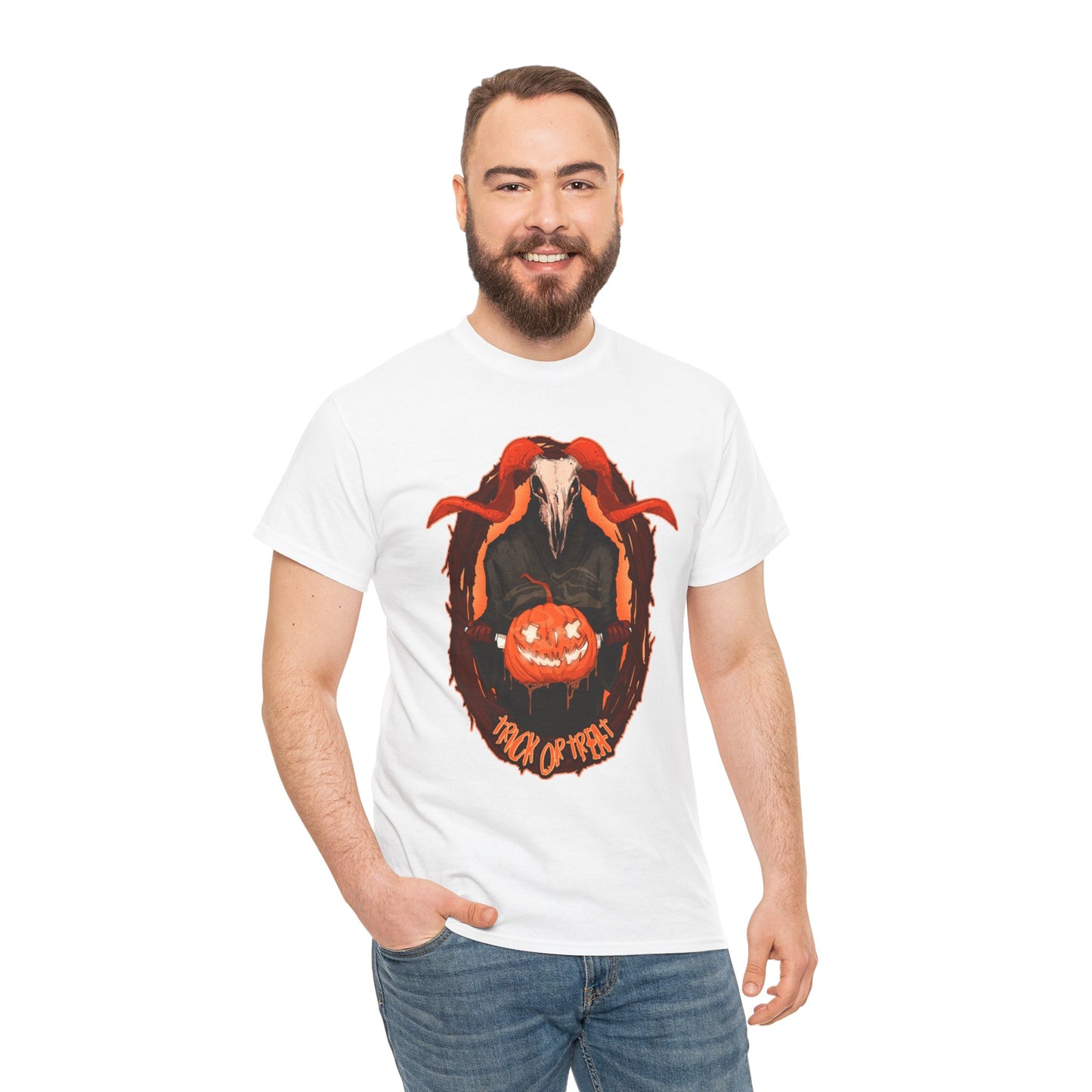 Trick Or Treat Unisex Heavy Cotton Tee