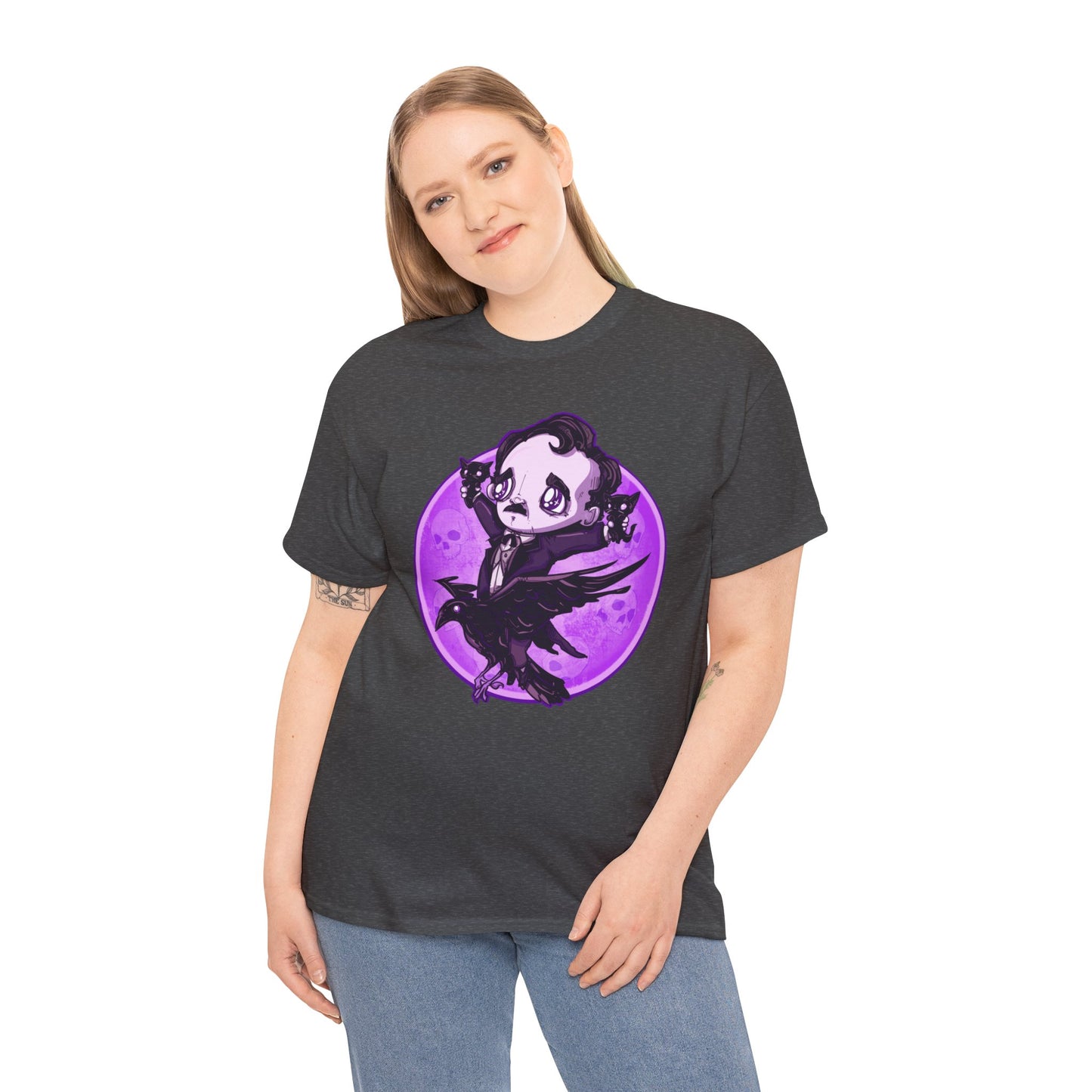 Poe Is Coming Unisex Heavy Cotton Tee
