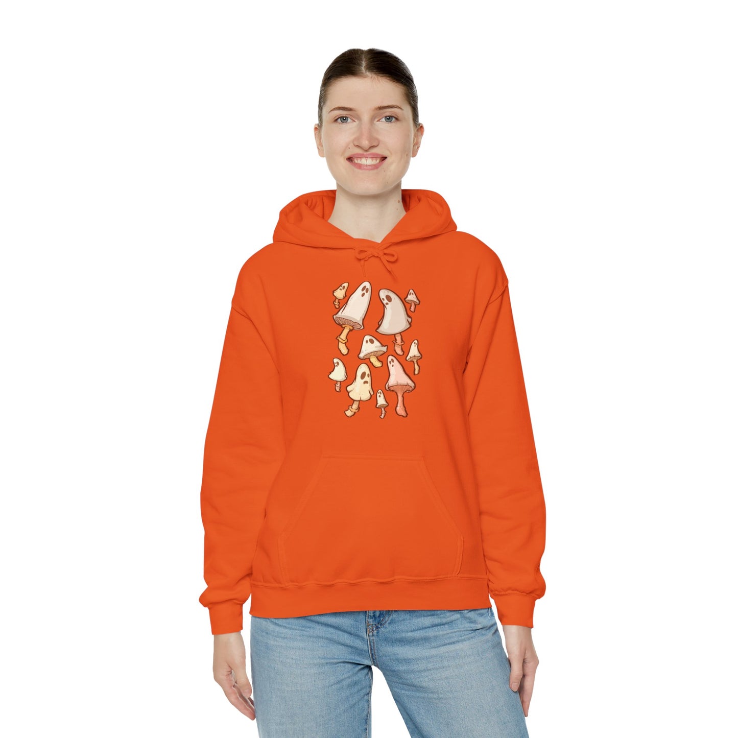Spooky Mushrooms Unisex Heavy Blend Hooded Sweatshirt