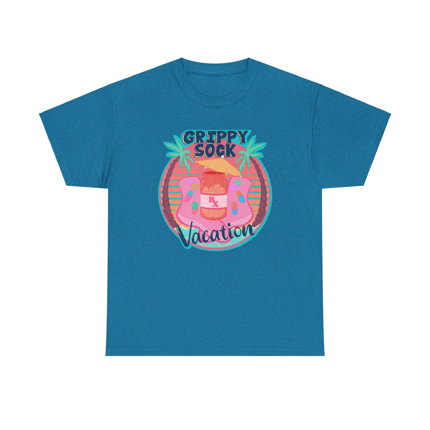 Grippy Sock Vacation Unisex Heavy Cotton Tee