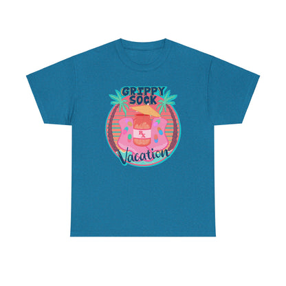 Grippy Sock Vacation Unisex Heavy Cotton Tee