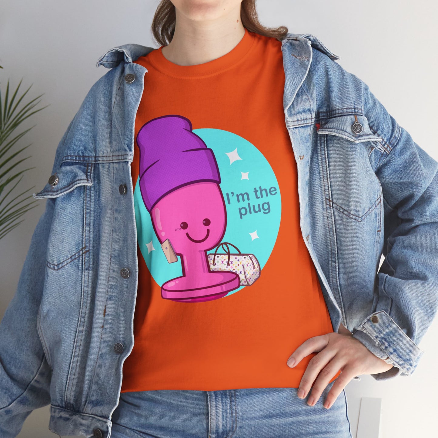 I'm The Plug Unisex Heavy Cotton Tee