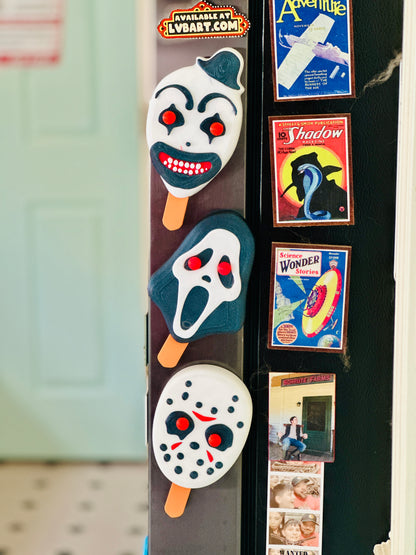 Horror Popsicles 3D Print Fridge Magnets