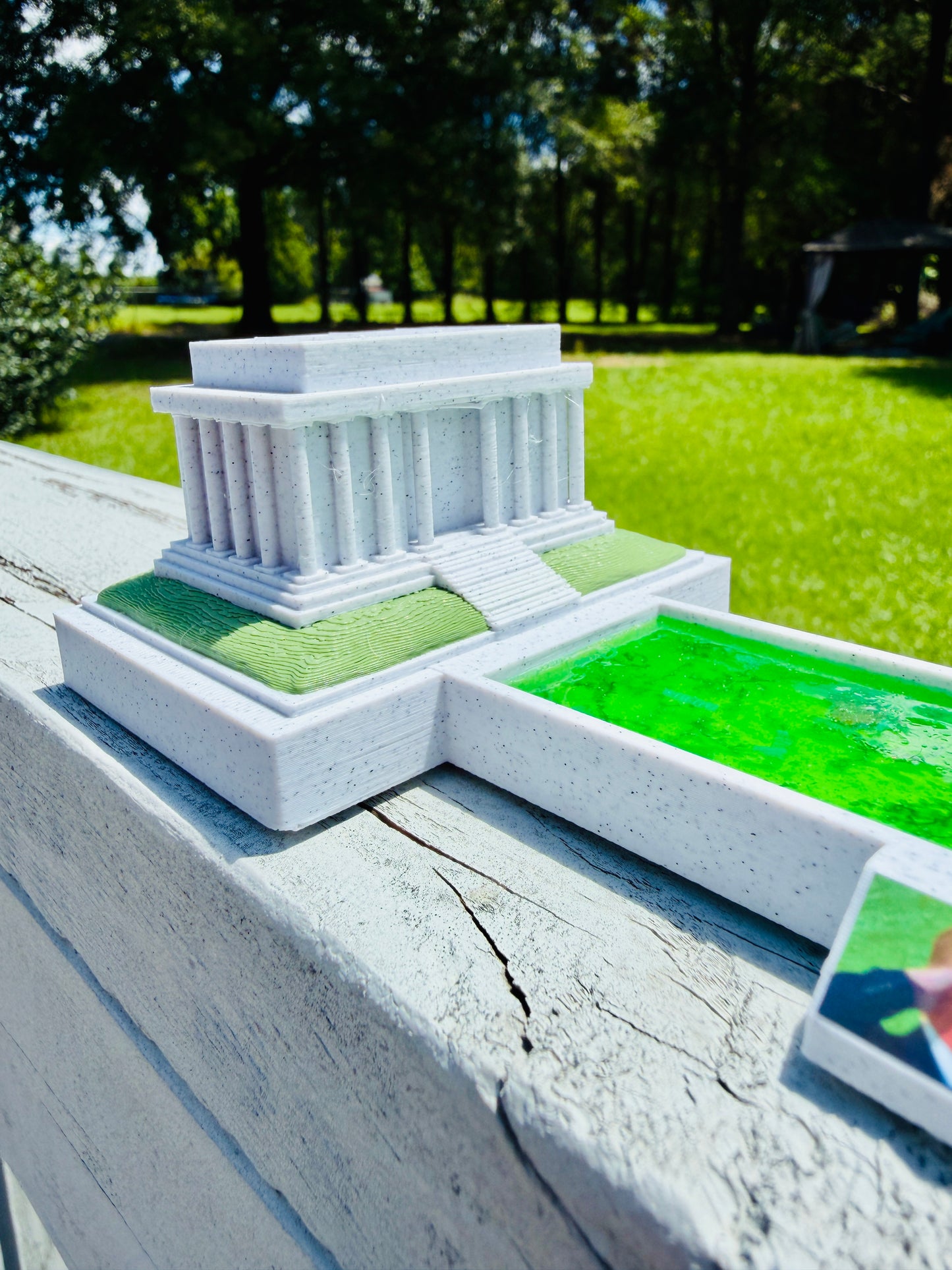 2026 Commemorative Reflecting Pool Statue 3D Print