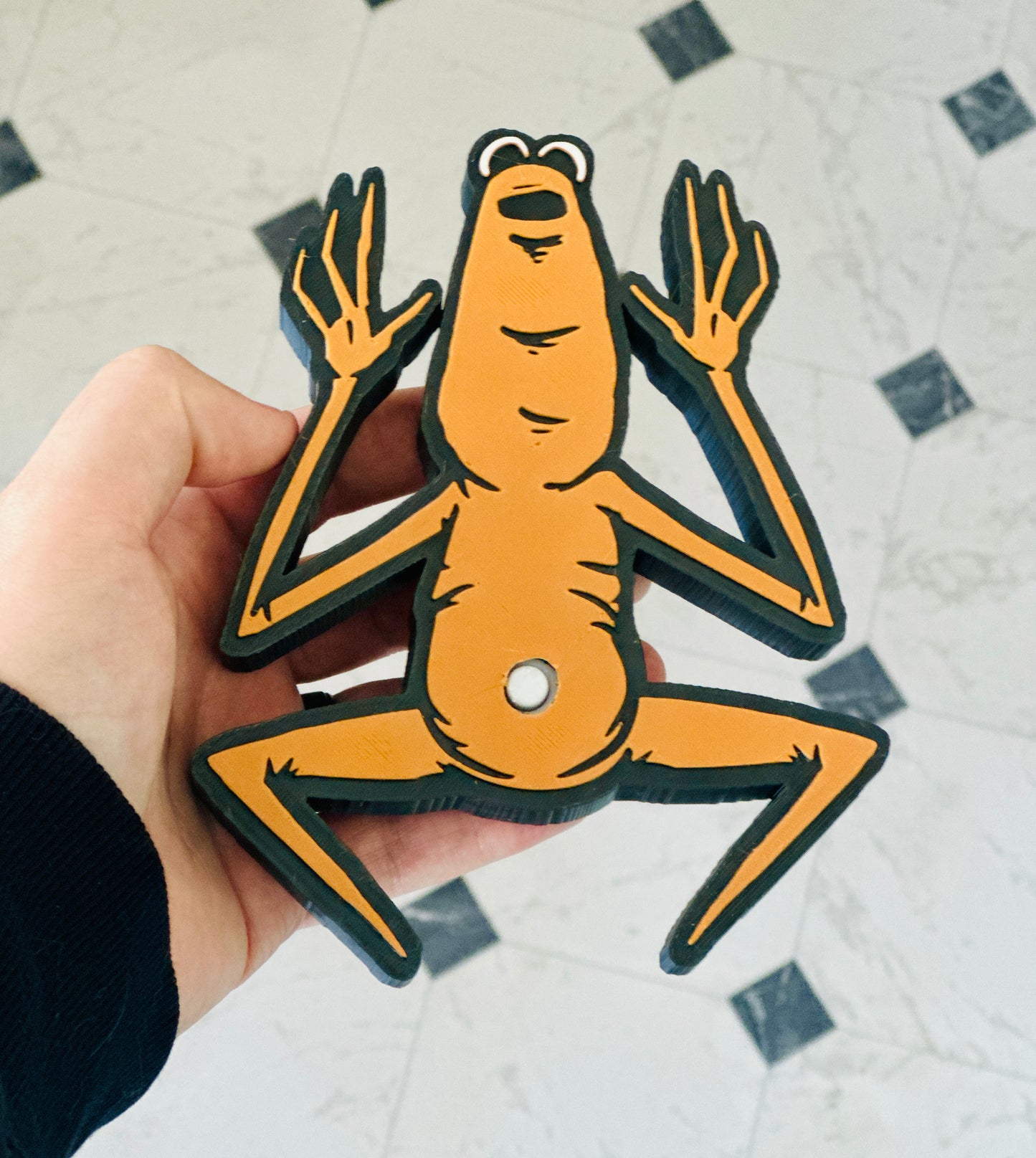 Marcus Worm Talking 3D Print Fridge Magnet