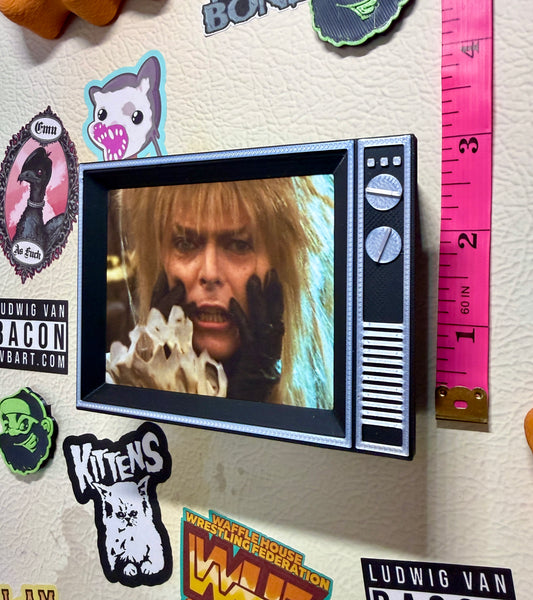 Dance Magic Dance Retro TV With Sound 3D Print Fridge Magnet