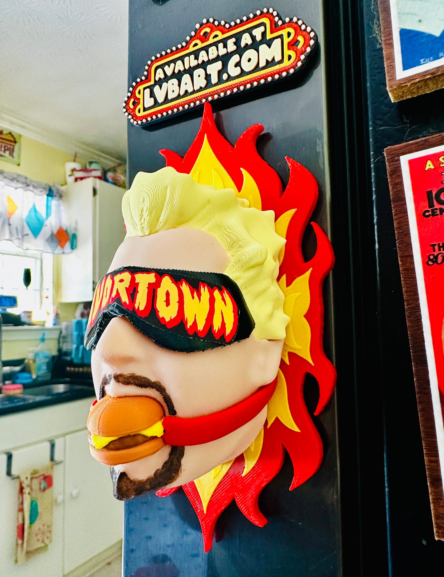 Diner Daddy 3D Print Fridge Magnet
