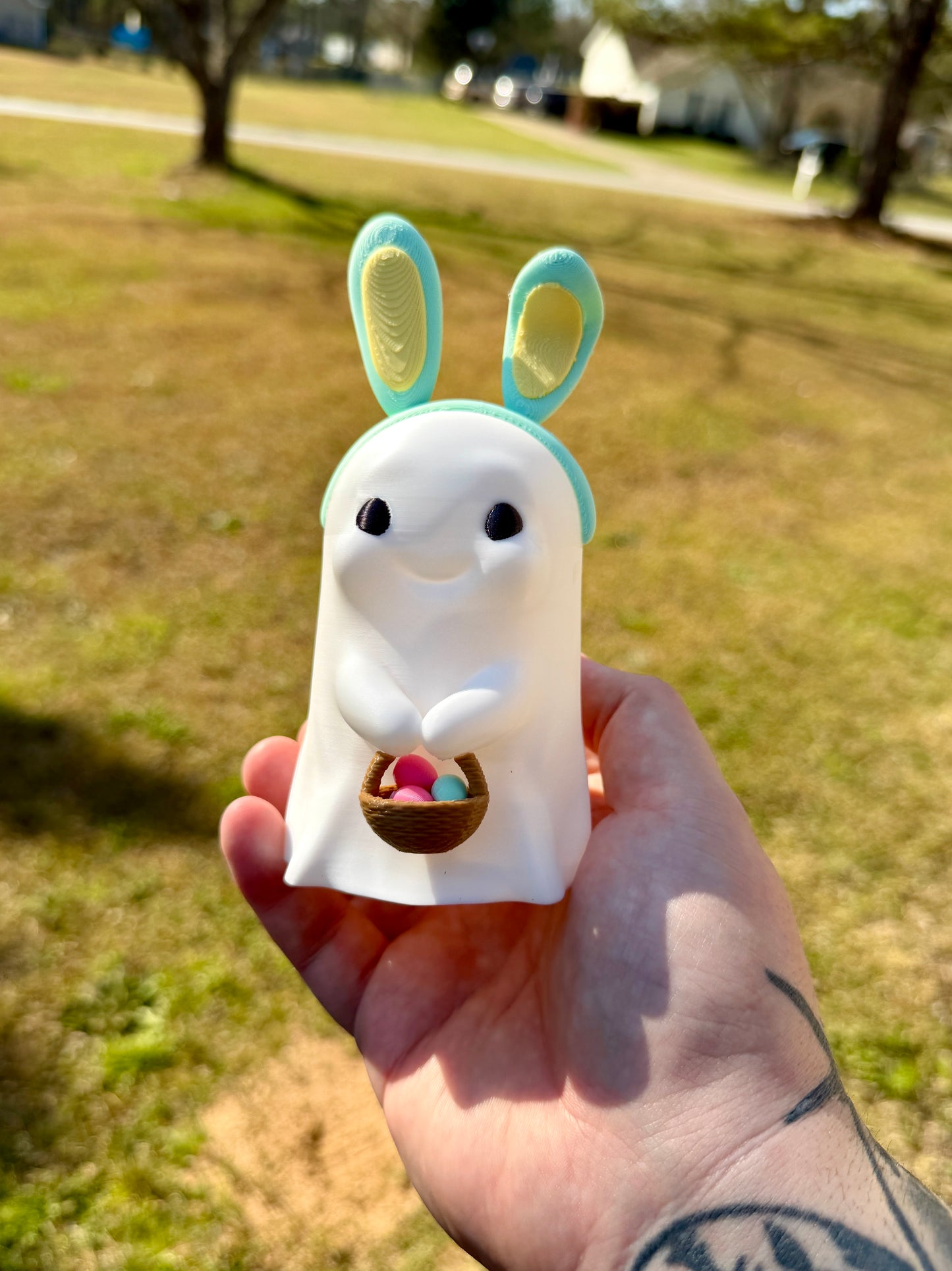 Easter Ghost 3D Printed Figure