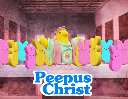 Peepus Christ 3D Printed Figure