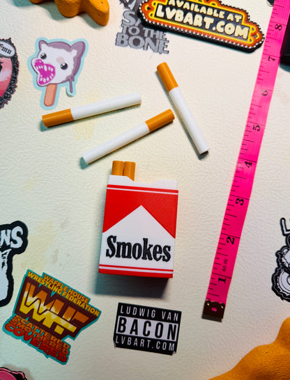Smokes Cigarette Fridge Magnet 3D Print