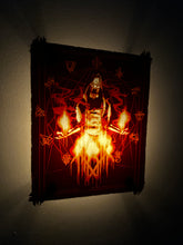 The Summoning 3D Painting Lithophane Wall Display with LEDs