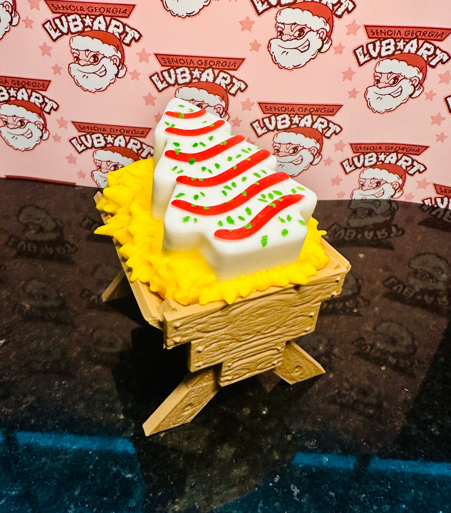 Tree Cake Manger 3D Print