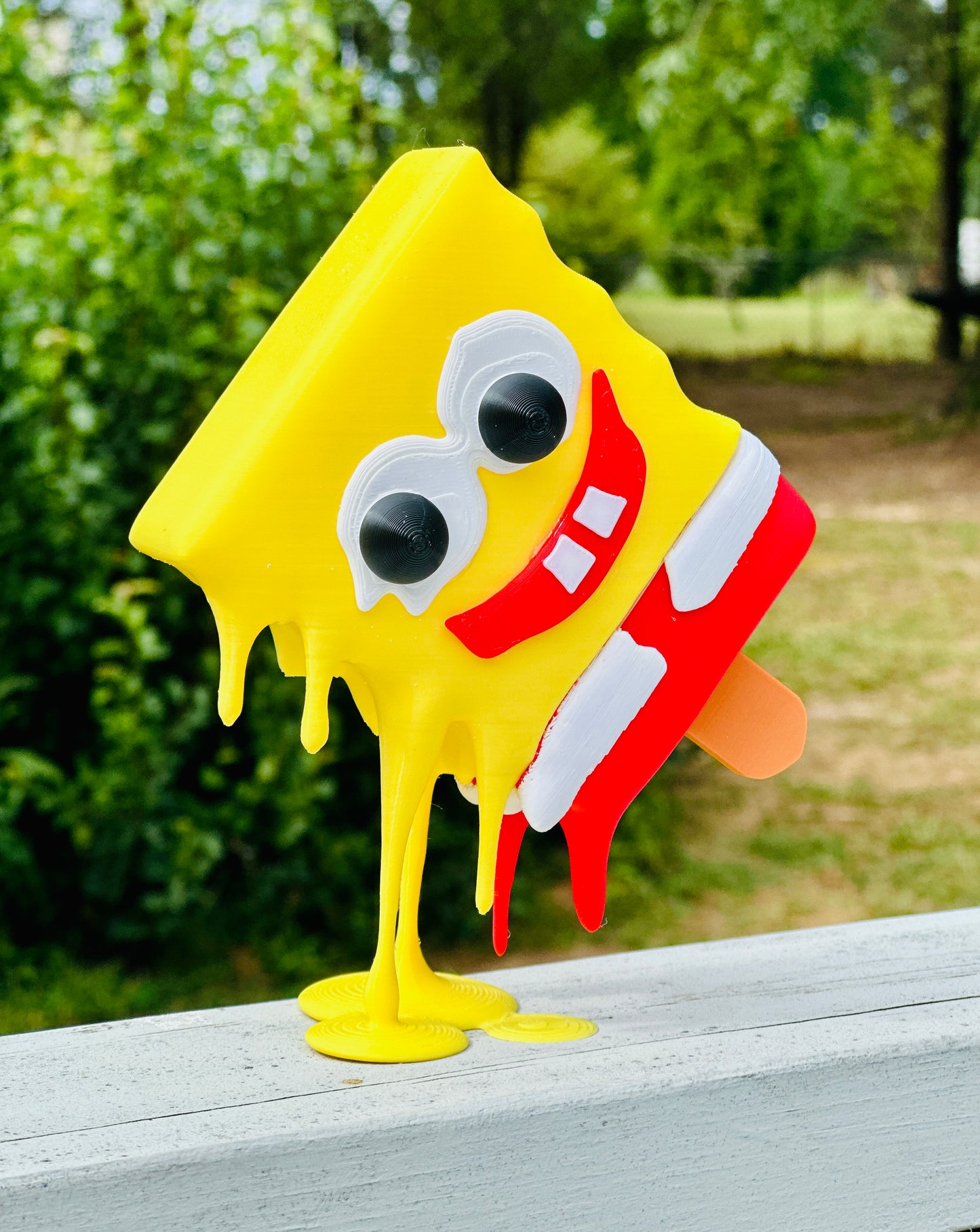 Melting Spongesicle Popsicle 3D Print Statue