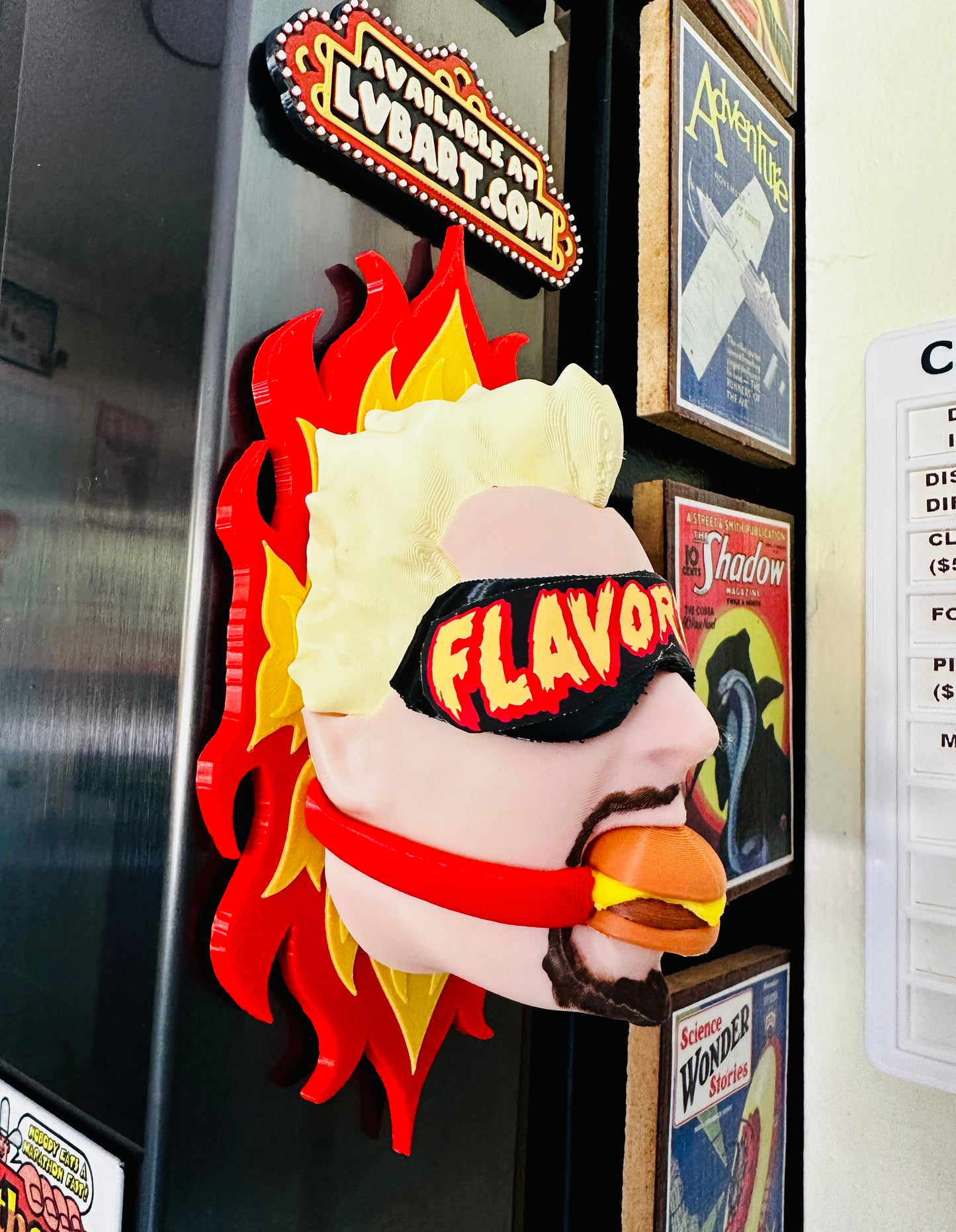 Diner Daddy 3D Print Fridge Magnet