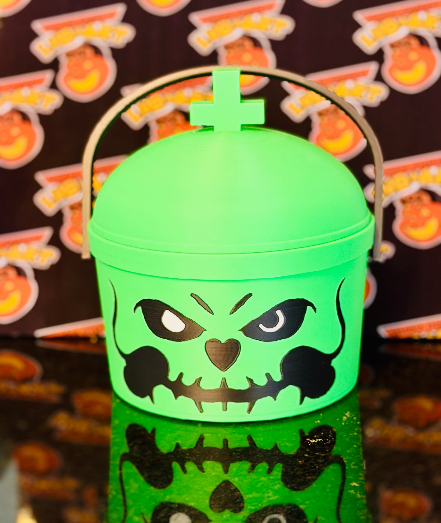 Evil Pope Halloween Pail 3D Print