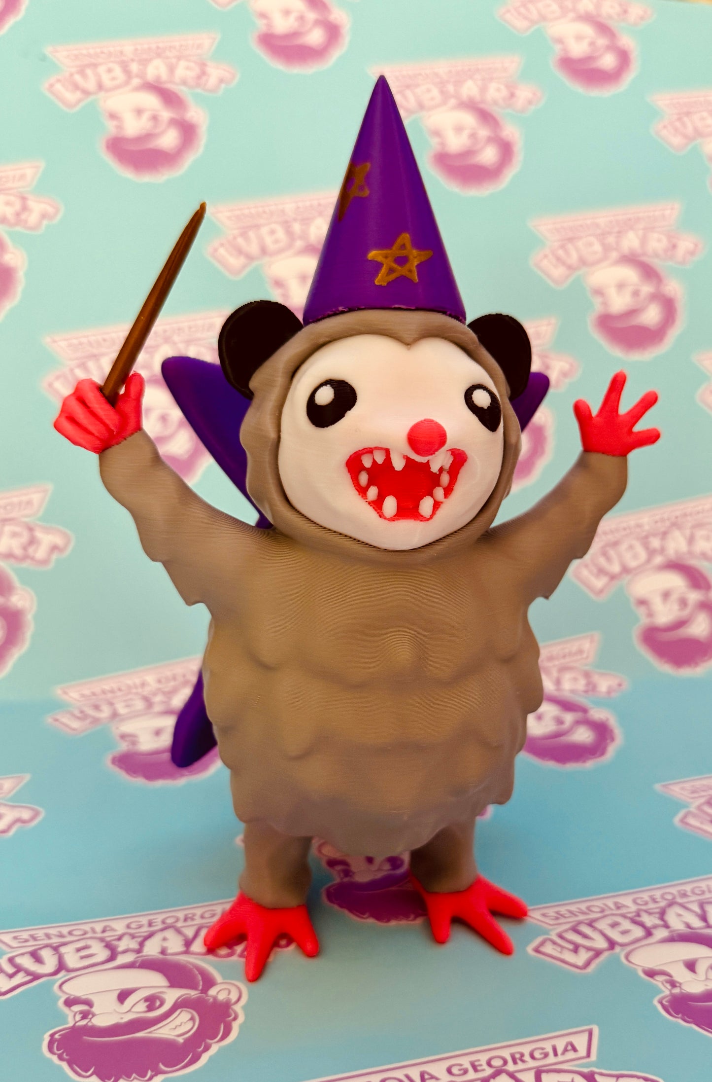Milton The Magnificent Magical Opossum 3D Figurine 3D Print