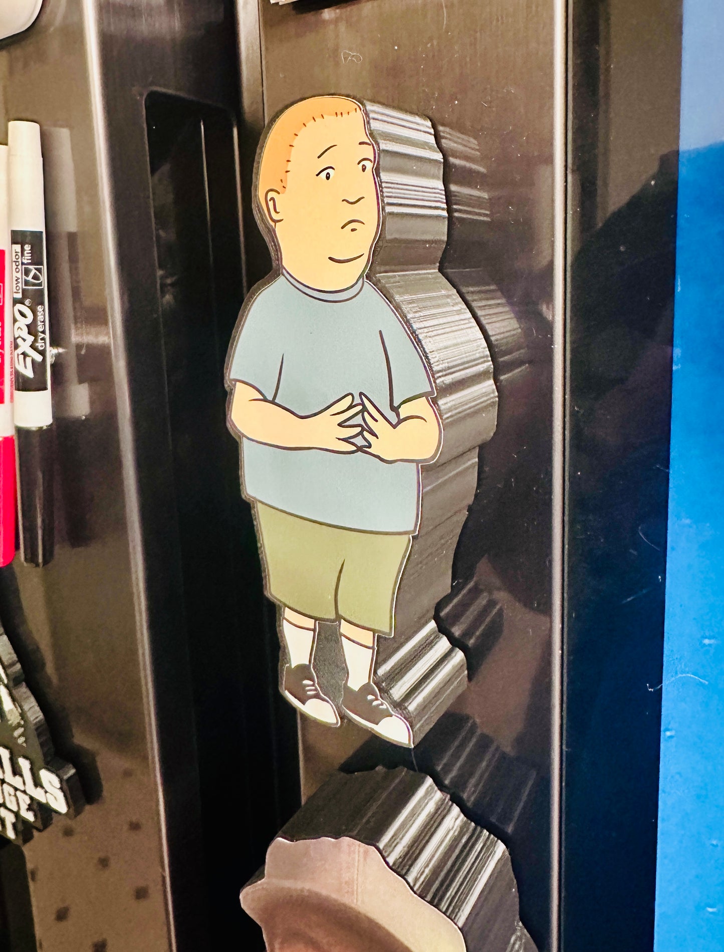 Bad Milk Bobby Talking 3D Print Fridge Magnet