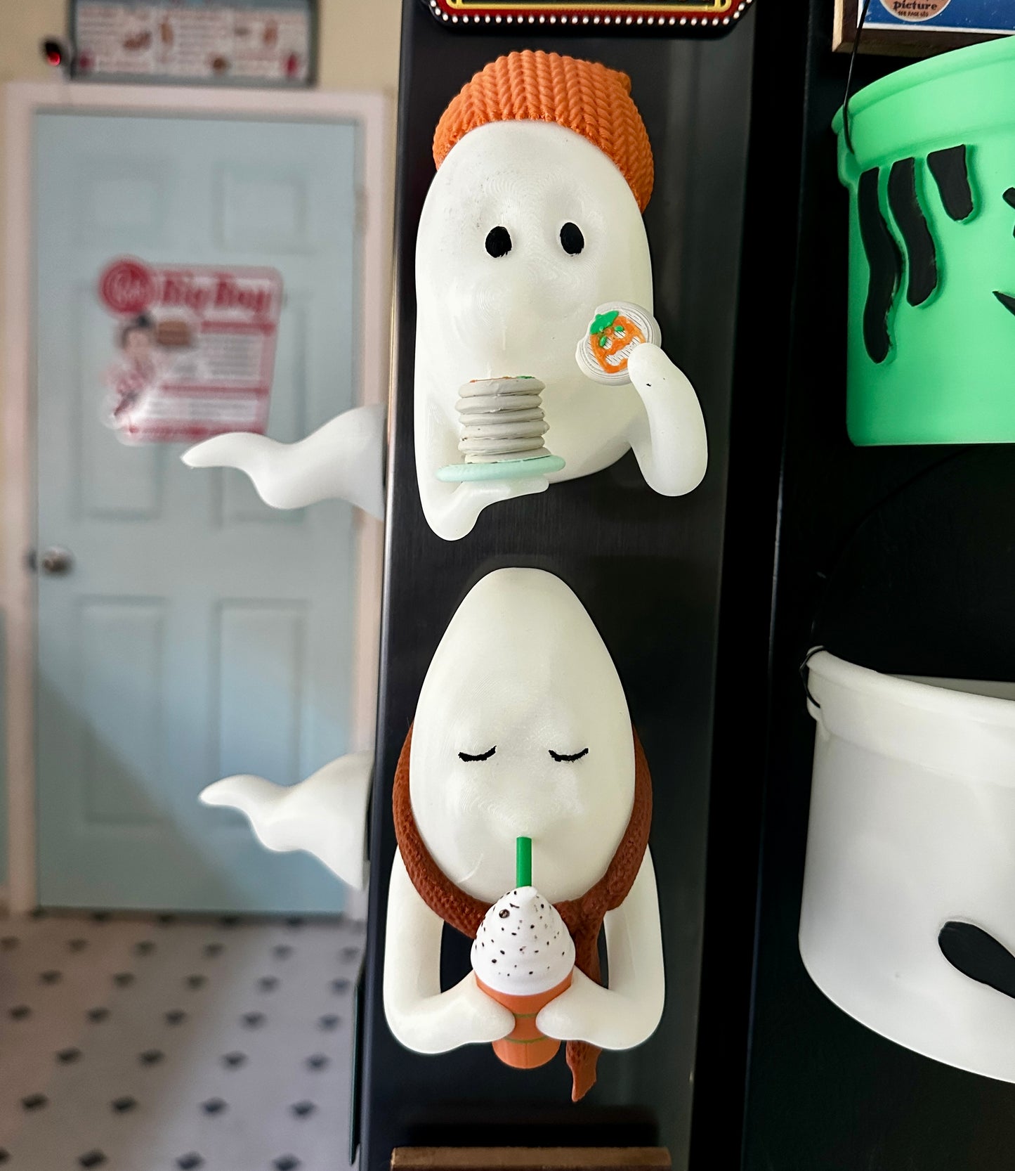 Fridge Frights Fall Glow 3D Print Fridge Magnets (Cookies & PSL)