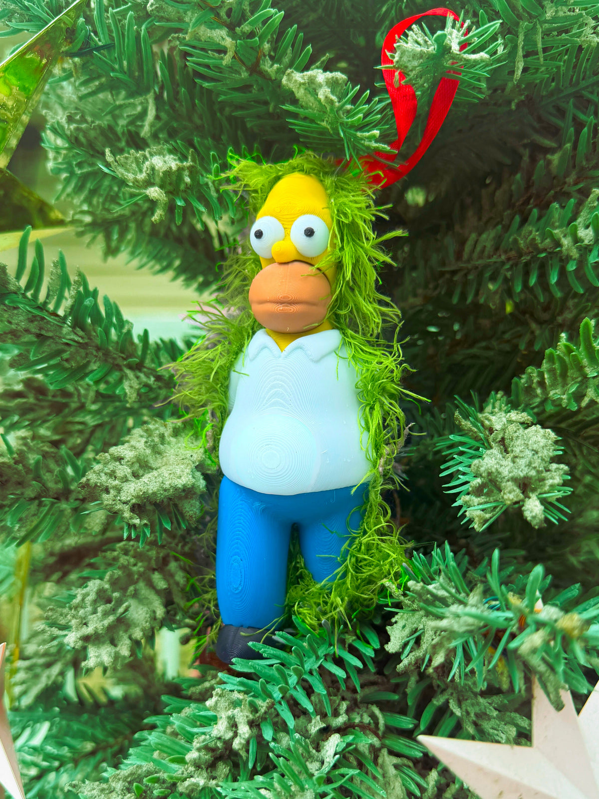 Bush Meme 3D Print Yarn Ornament
