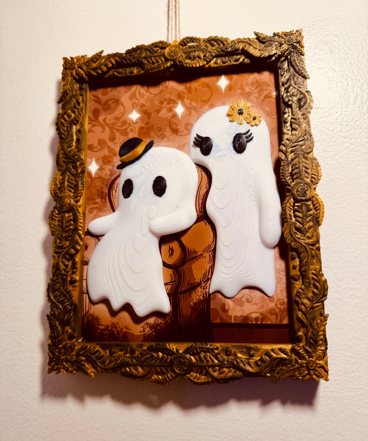 Victorian Ghost Couple 3D Print & Artwork