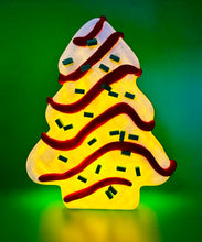 Christmas Cake 3D Tree Print Tealight Topper