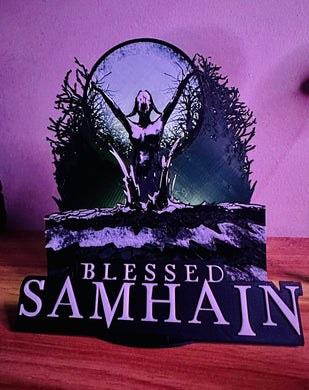 Blessed Samhain 3D Painting Display Four Piece With LEDs