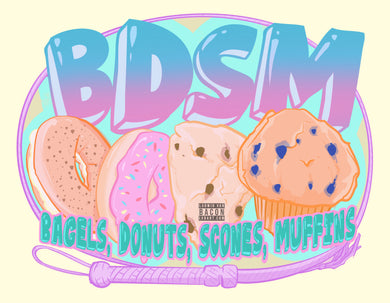 Bagels Donuts Scones Muffins Fine Art Print
