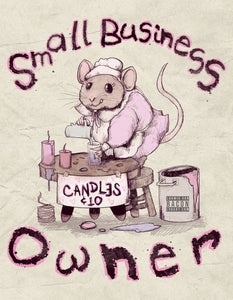 Small Business Owner Fine Art Print