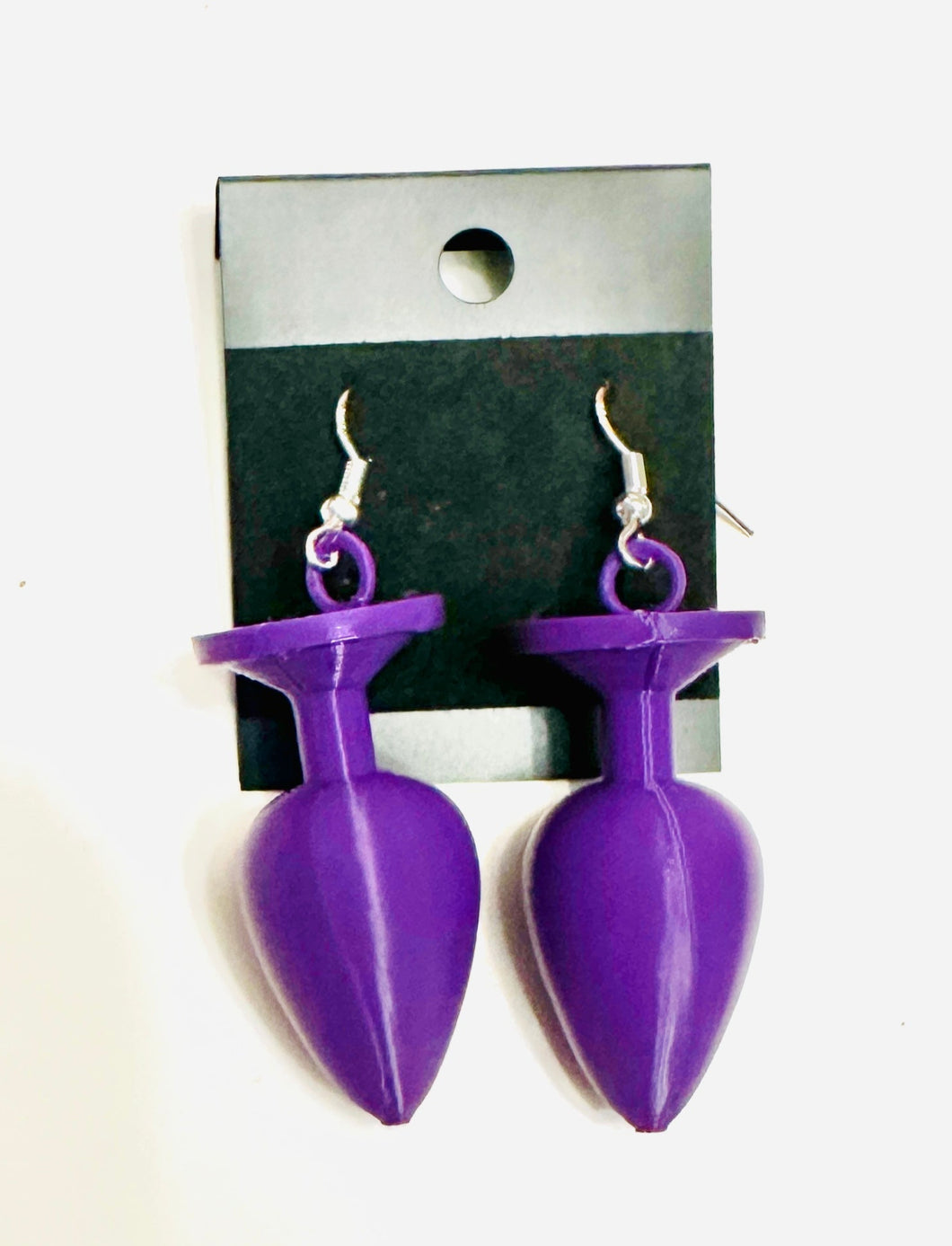 Butt Plug 3D Printed Earrings