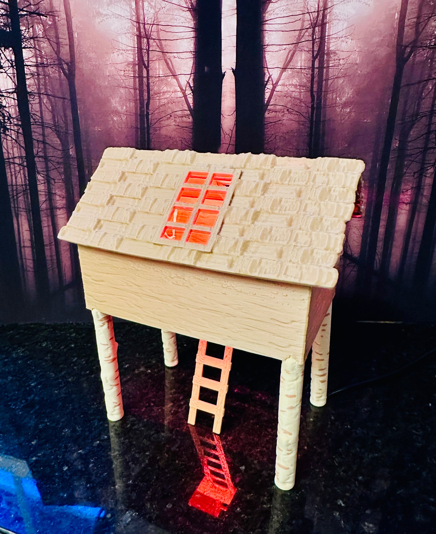 Paimon Worship Treehouse LED 3D Print
