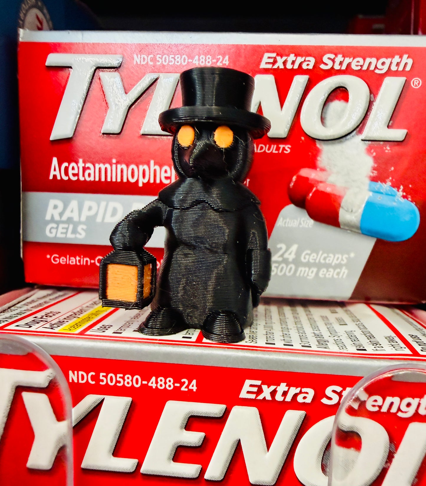 Mini Plague Doctor (5 Pack) 3D Print Small Figure