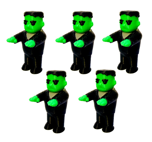 Mini Monster Frank (5 Pack) 3D Print Small Figure