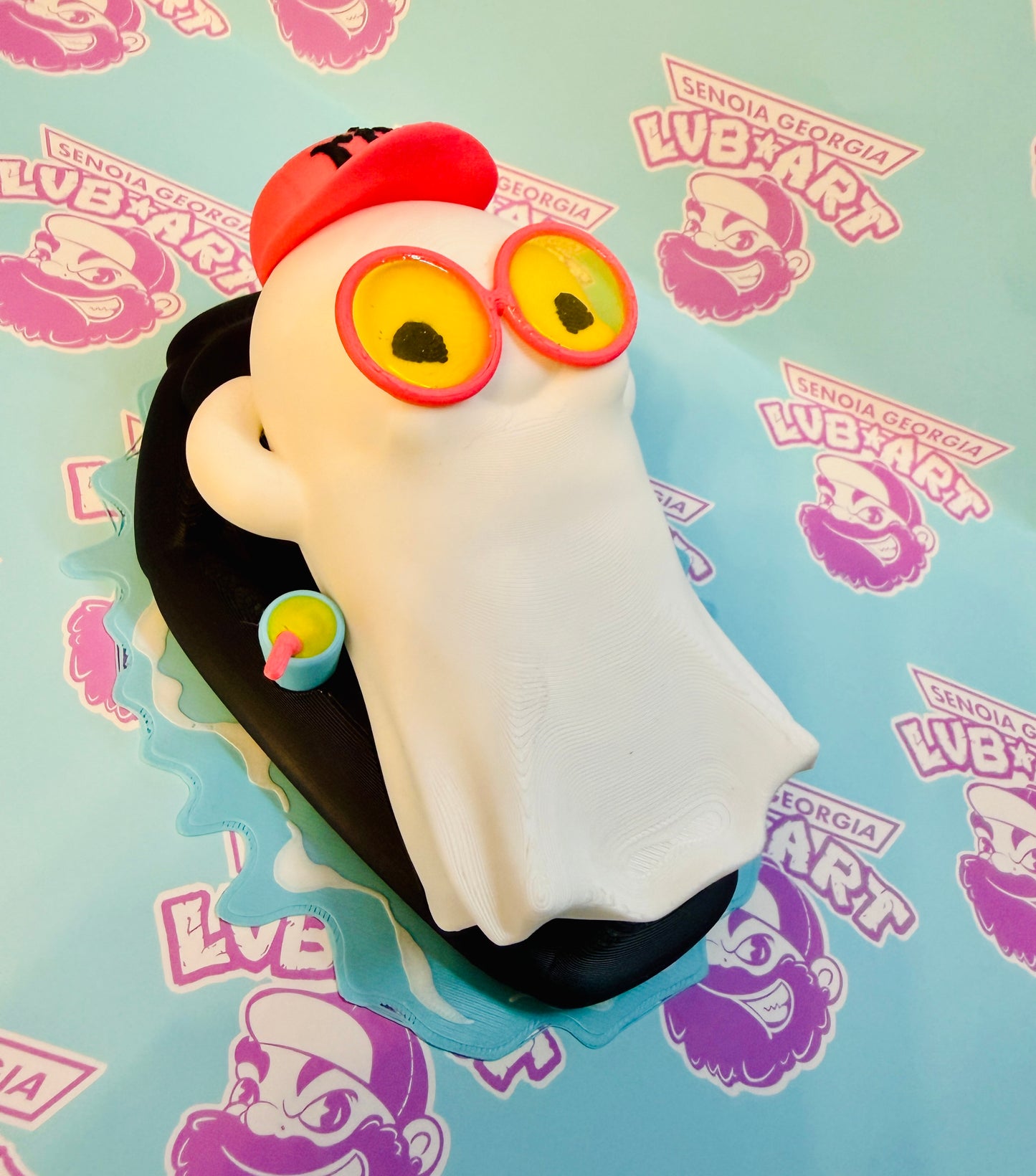 Summerween Pool Poltergeist 3D Printed Figure