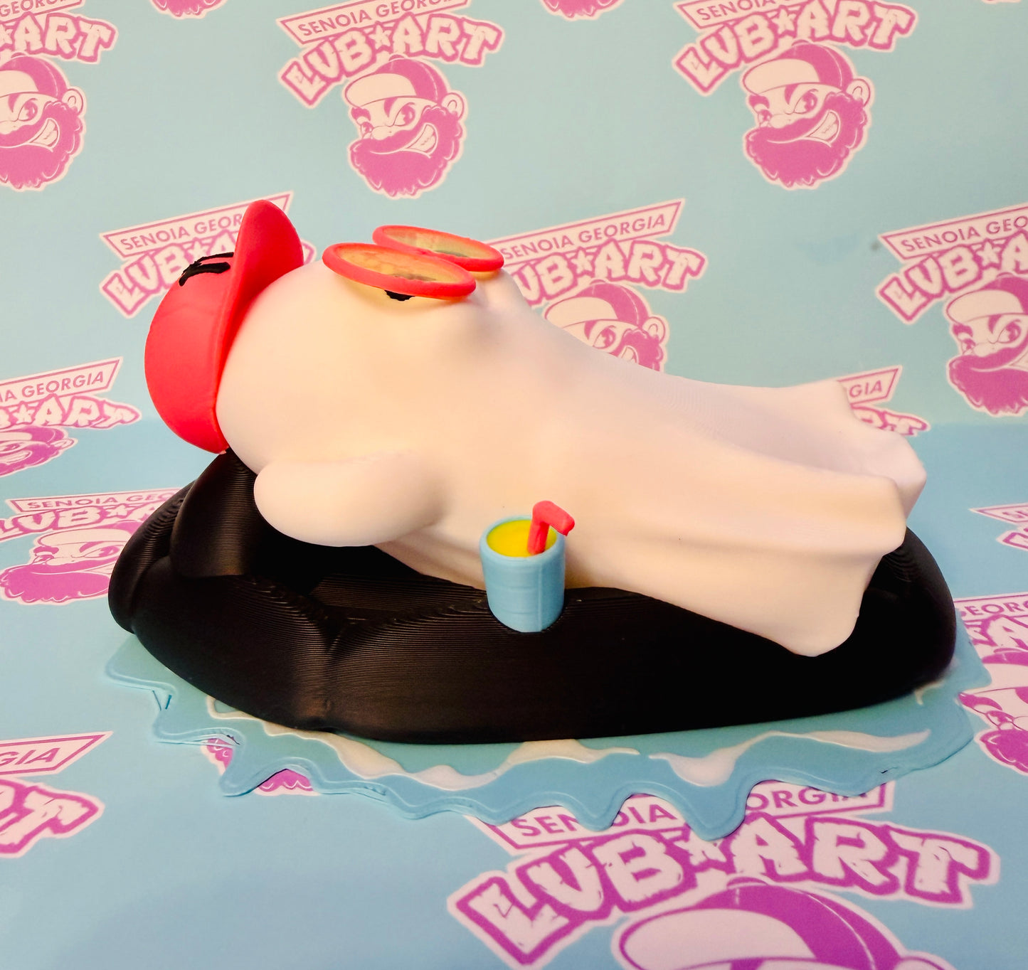 Summerween Pool Poltergeist 3D Printed Figure