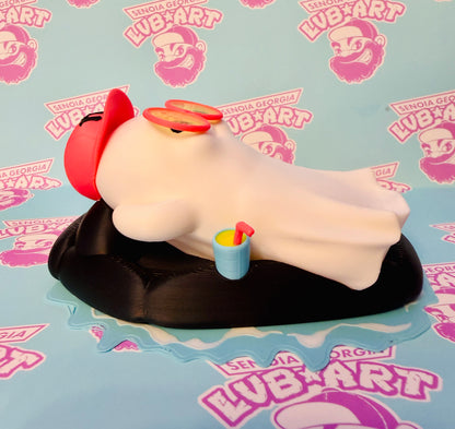 Summerween Pool Poltergeist 3D Printed Figure