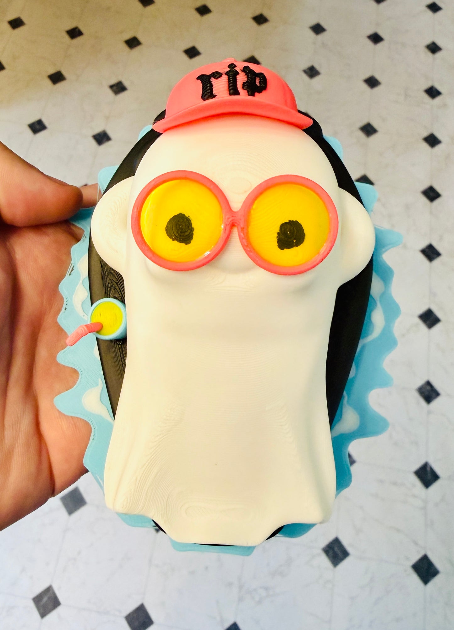 Summerween Pool Poltergeist 3D Printed Figure
