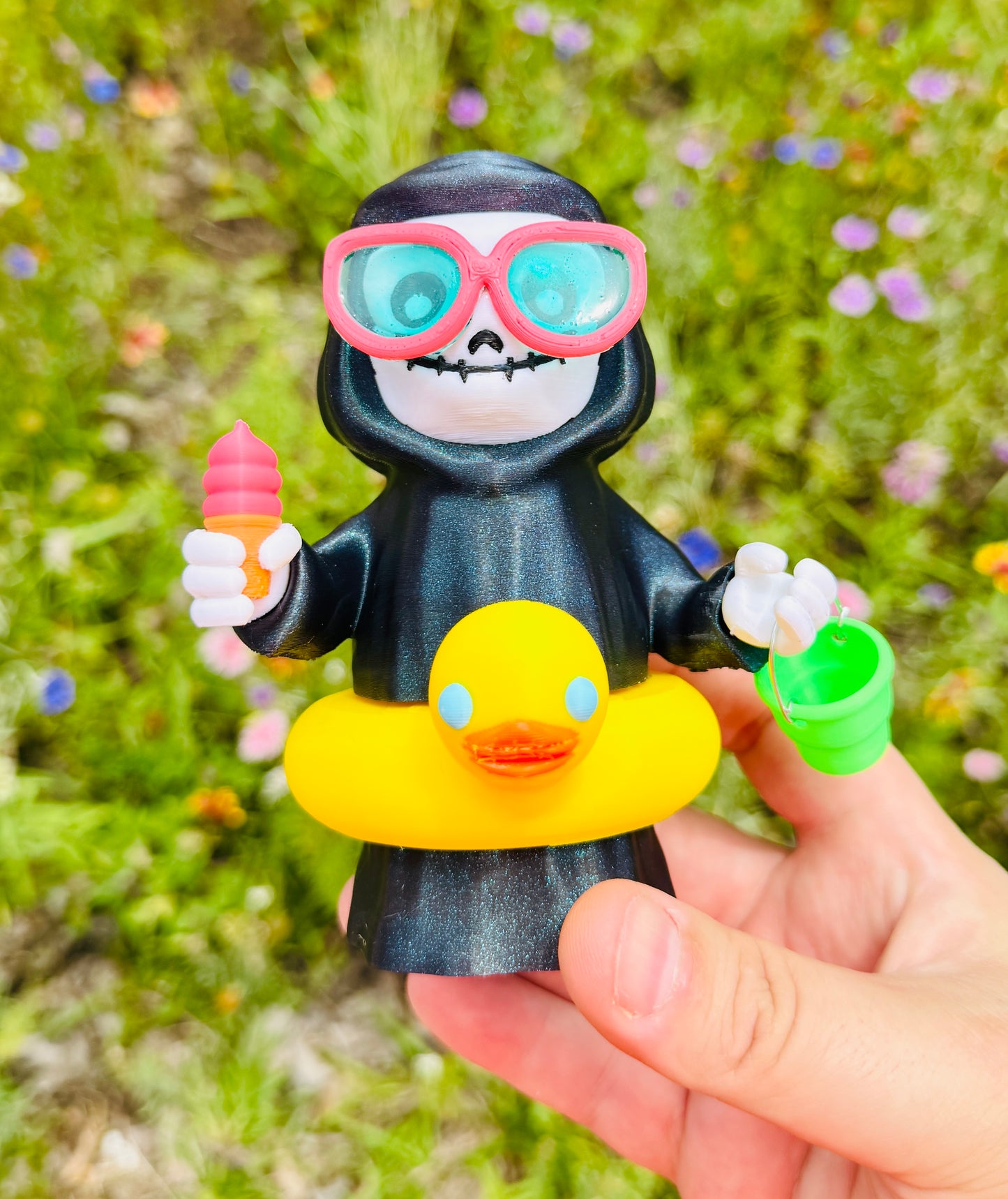 Summerween Vacation Reaper 3D Printed Figure