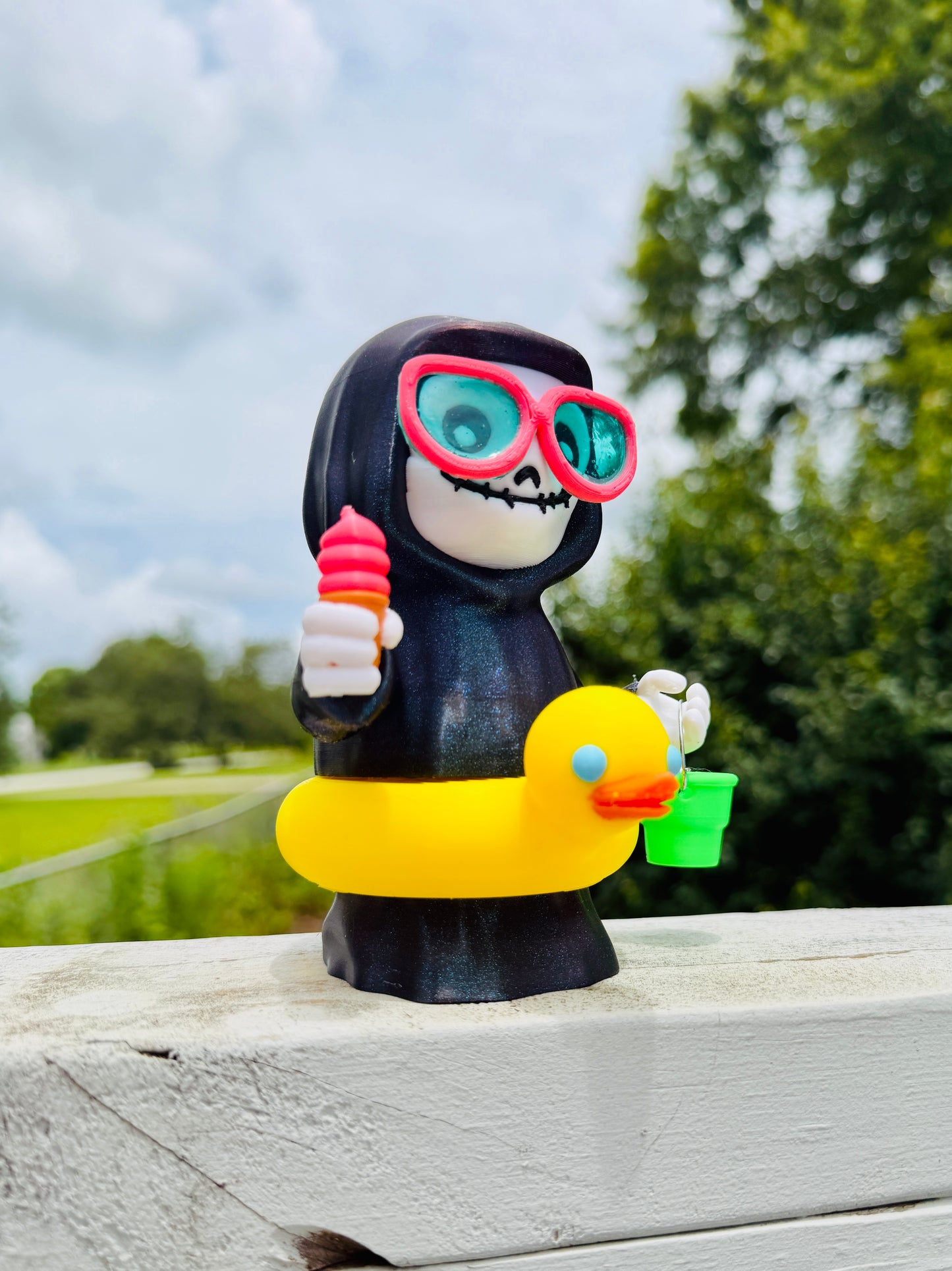 Summerween Vacation Reaper 3D Printed Figure