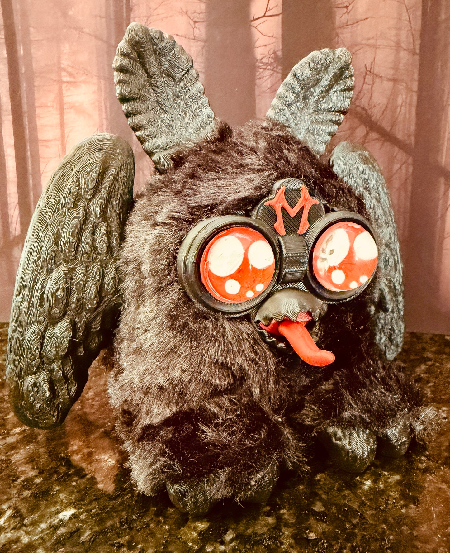 Furry Mothman Cursed Toy 3D Print