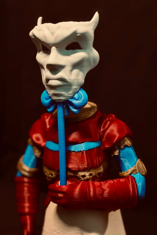 Mysterious Stranger Angel Satan Cursed Figurine 3D Print