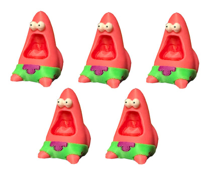 Tiny Pink Starfish (5 Pack) 3D Print Small Figure