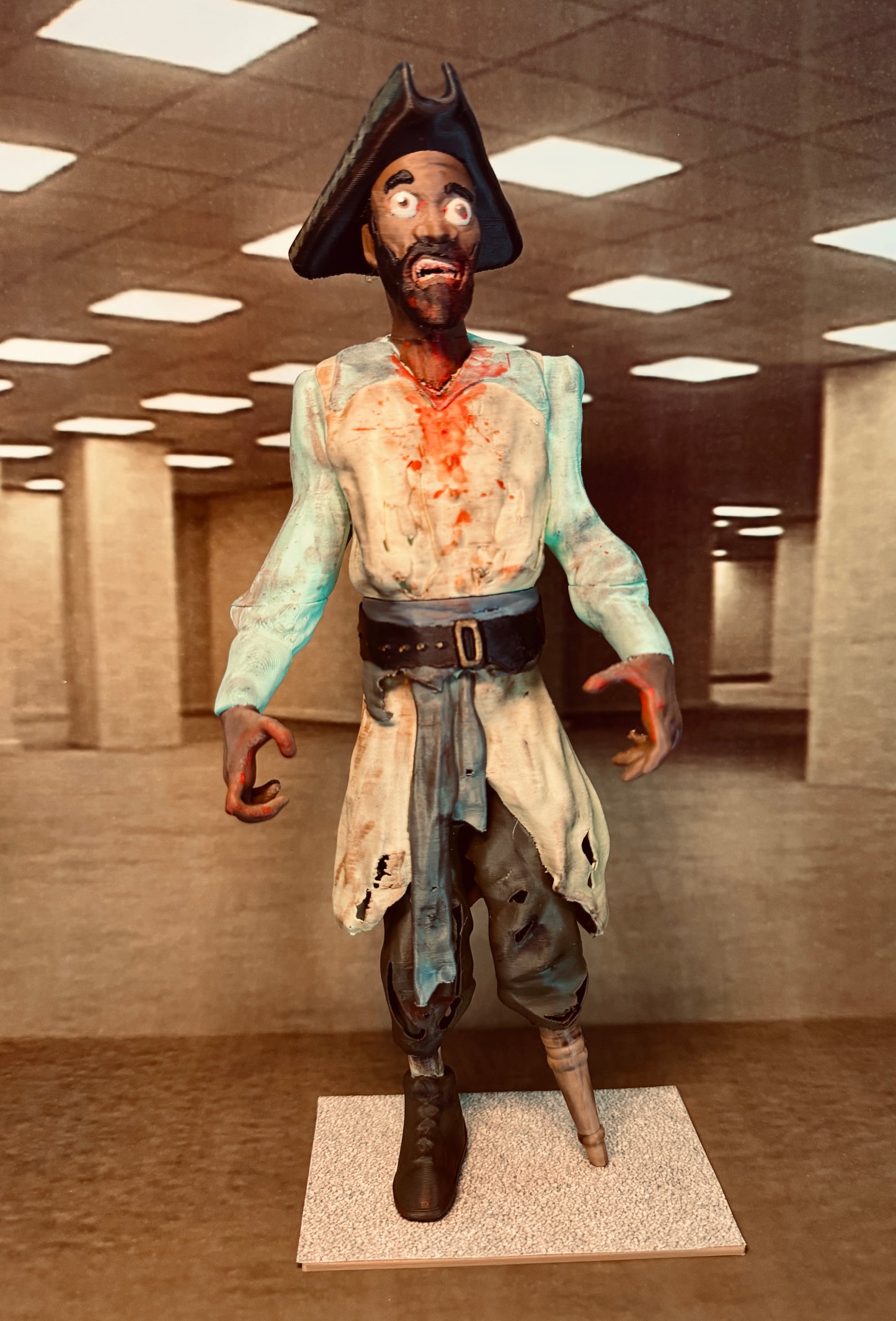 Liminal Pirate Cursed Figurine 3D Print