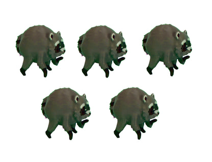 Tiny Jimothy Raccoon (5 Pack) 3D Print Small Figure