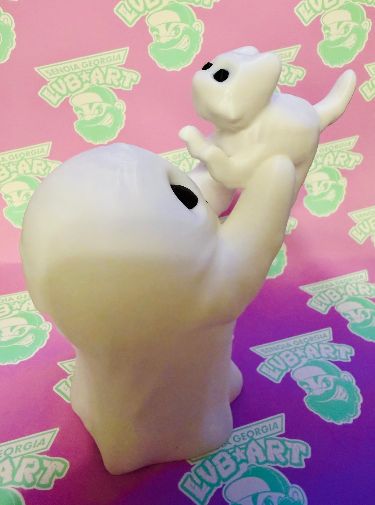 Reunited Cat & Ghost 3D Print