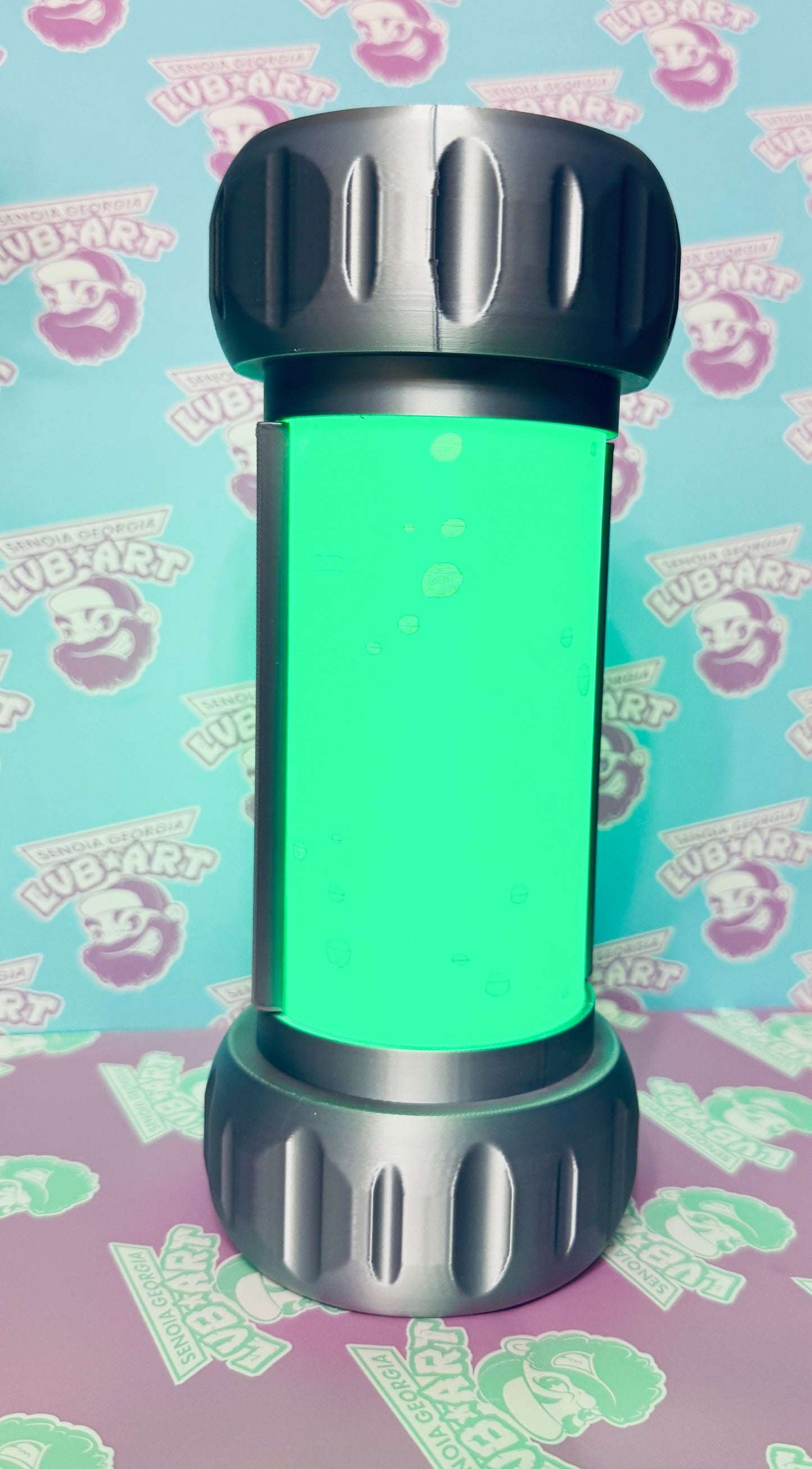 Glowing Green Goo LED Light 3D Print