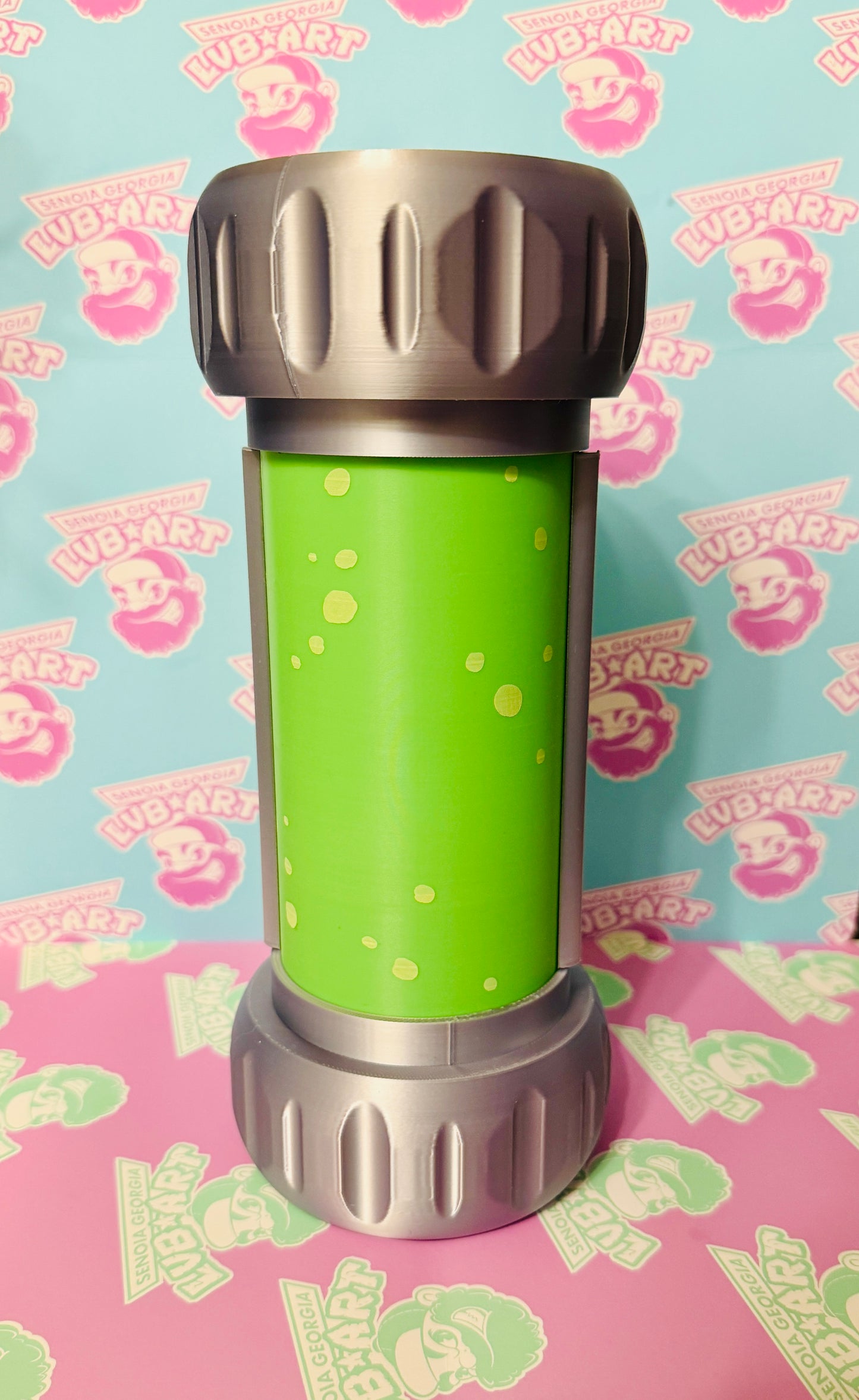 Glowing Green Goo LED Light 3D Print