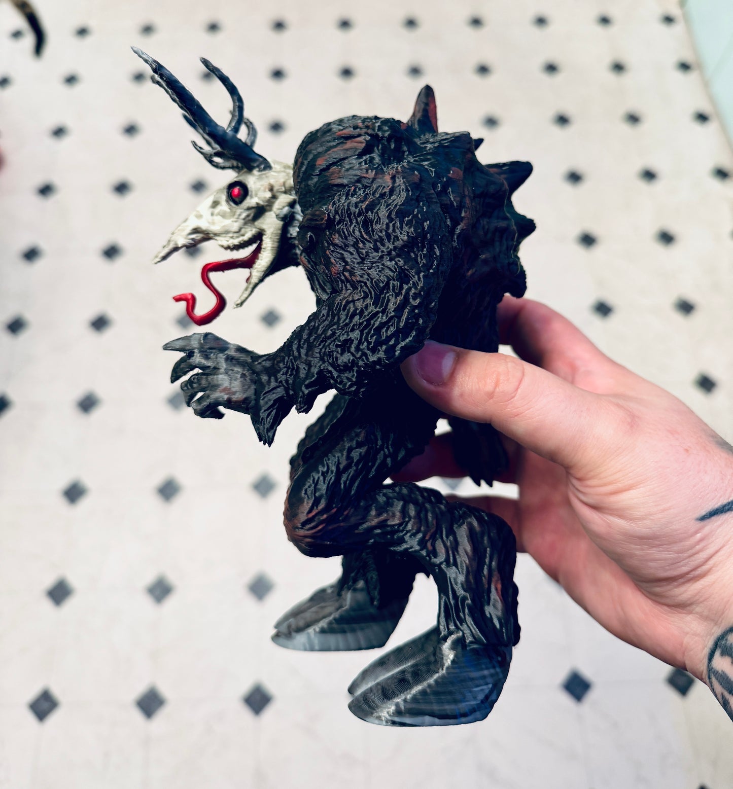 Wendigo Beast Cursed Figurine 3D Print