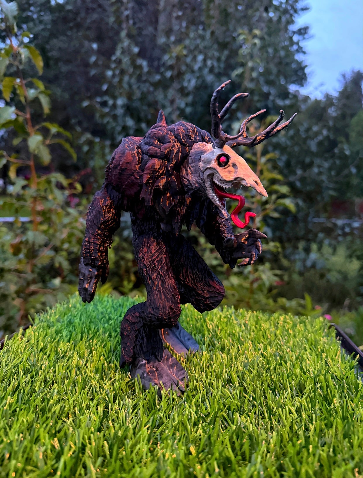 Wendigo Beast Cursed Figurine 3D Print