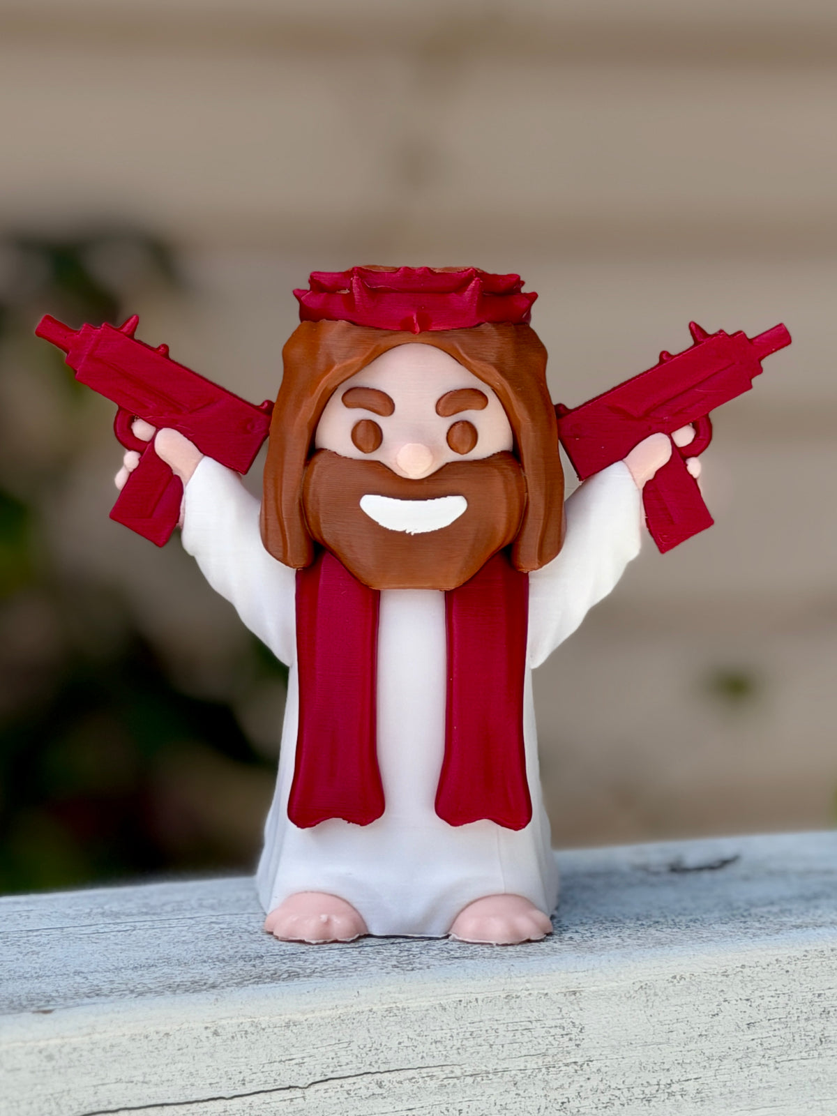 Uzi Jesus 3D Printed Figure